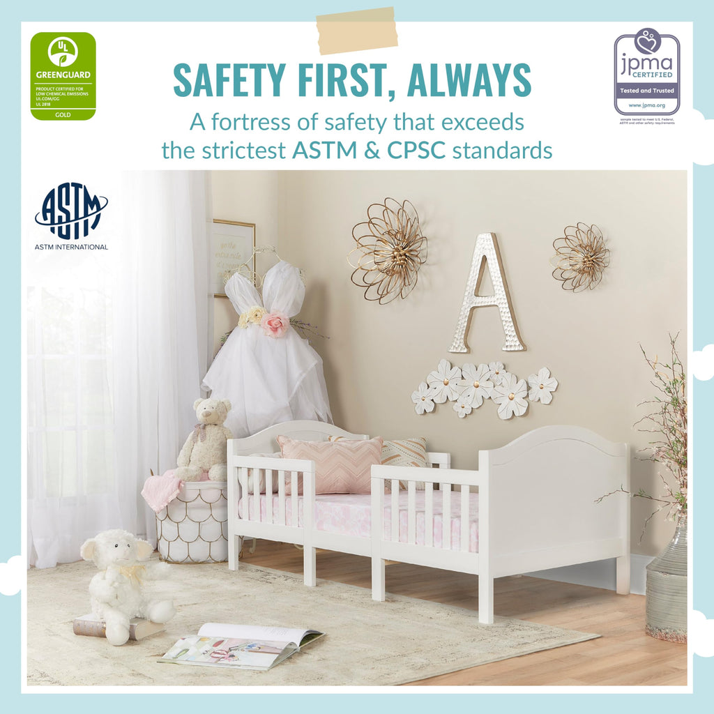 3 in 1 Convertible Toddler Bed and Firm Fiber Crib Mattress I987169