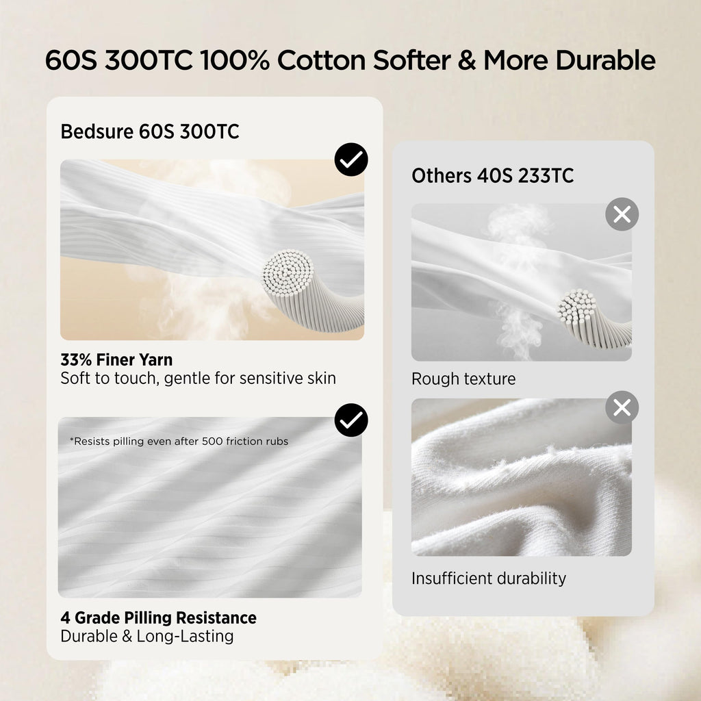 King Size Set of 2 Cotton Pillows G5439