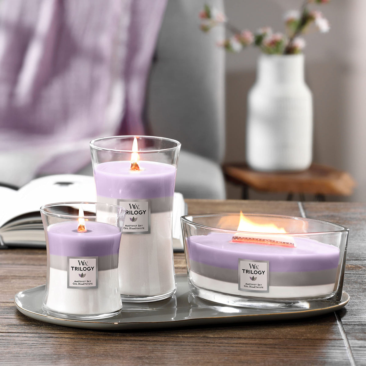 Large Scented Candle with Crackling Wick U537180