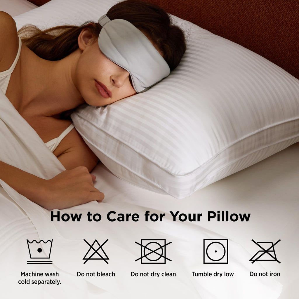 King Size Set of 2 Cotton Pillows G5439