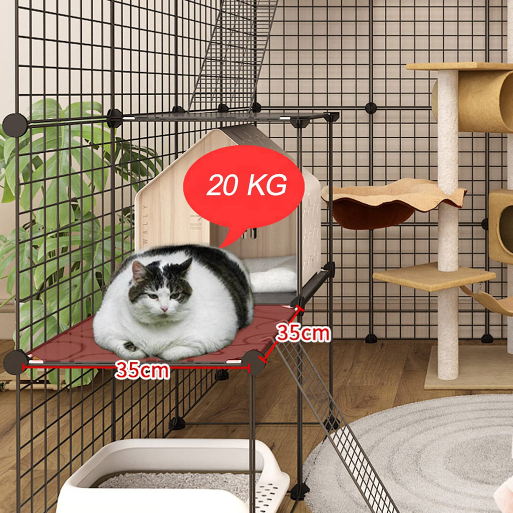 Metal Wire Small Animal Cage 147 * 75 * 110cm E5405