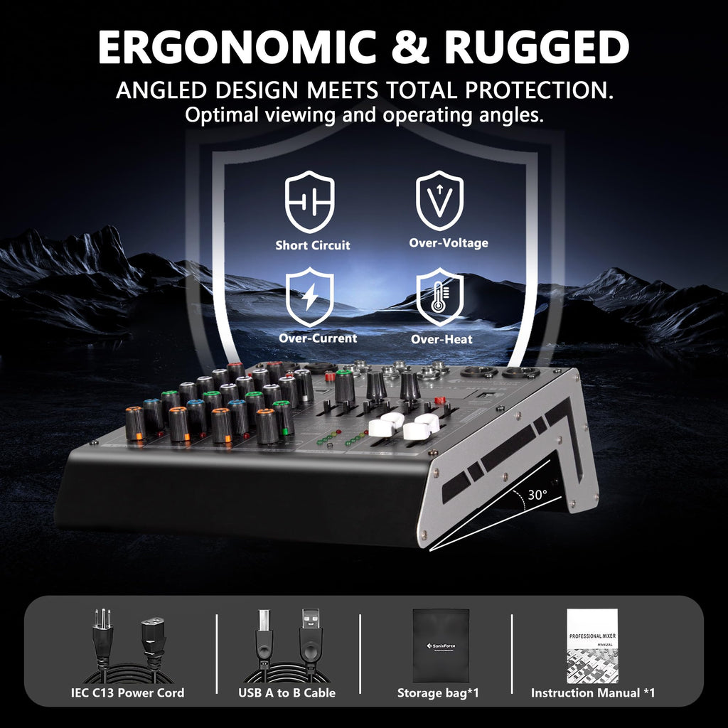 4 Channel Audio Mixer L148