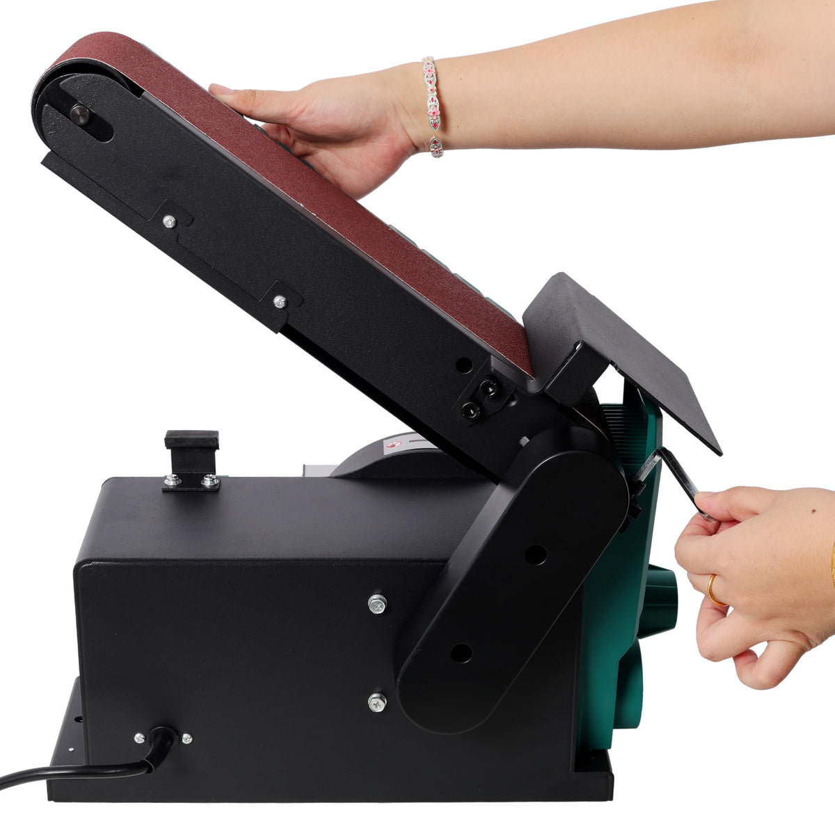 2-in-1 Belt & Disc Sander 4x36" Belt 6" Disc 0-90° Adjustable Tilt 120V M13941