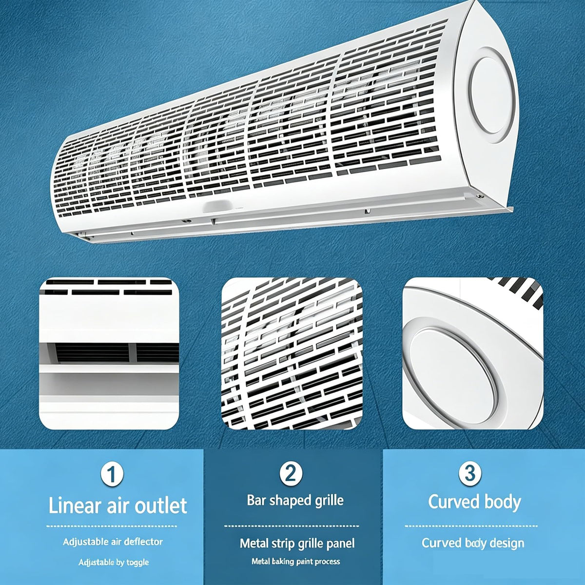 Commercial Air Curtain Blower with Remote Control T7977