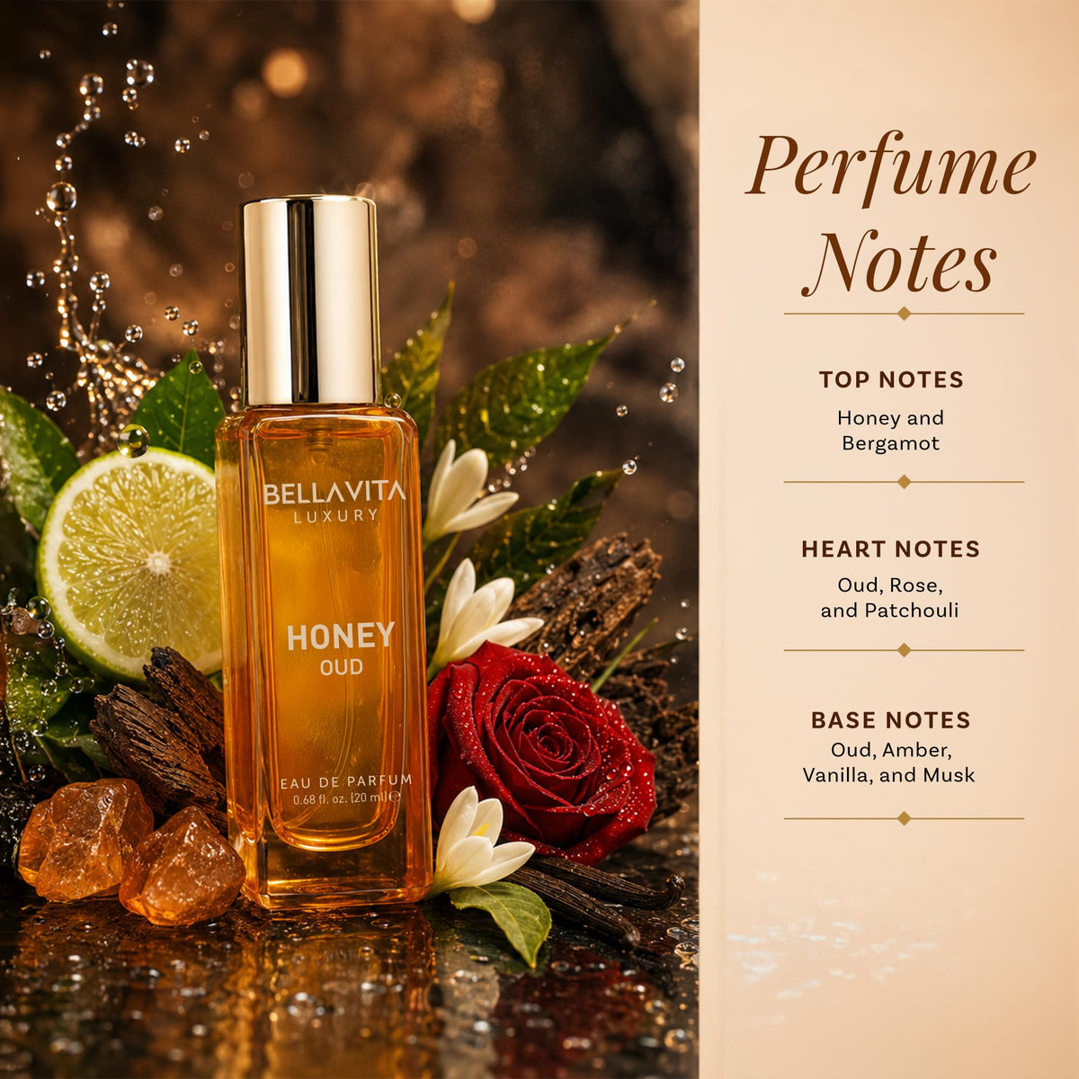 Unisex Perfume Gift Set with Honey & White Oud X6173