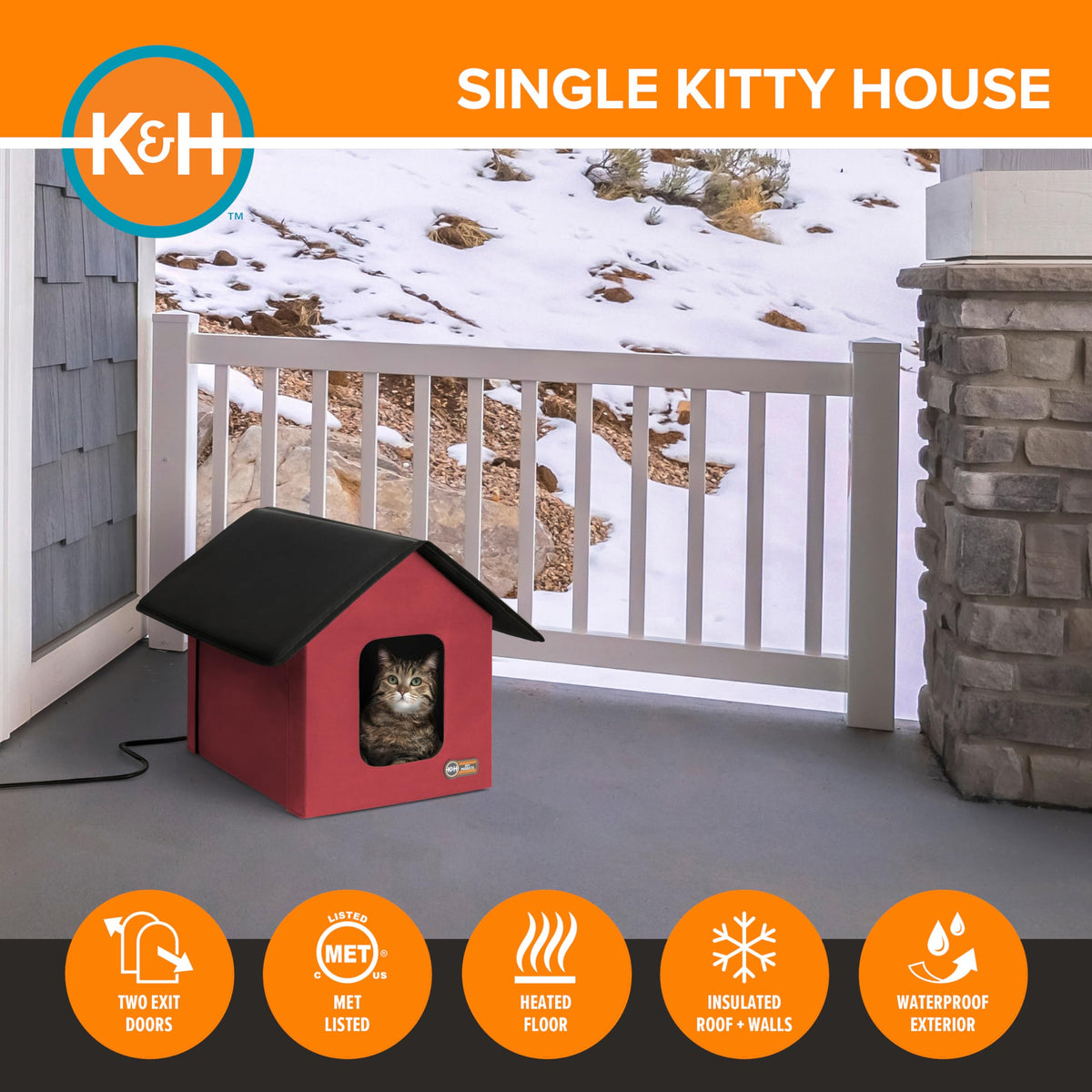 Heated Cat House T32143