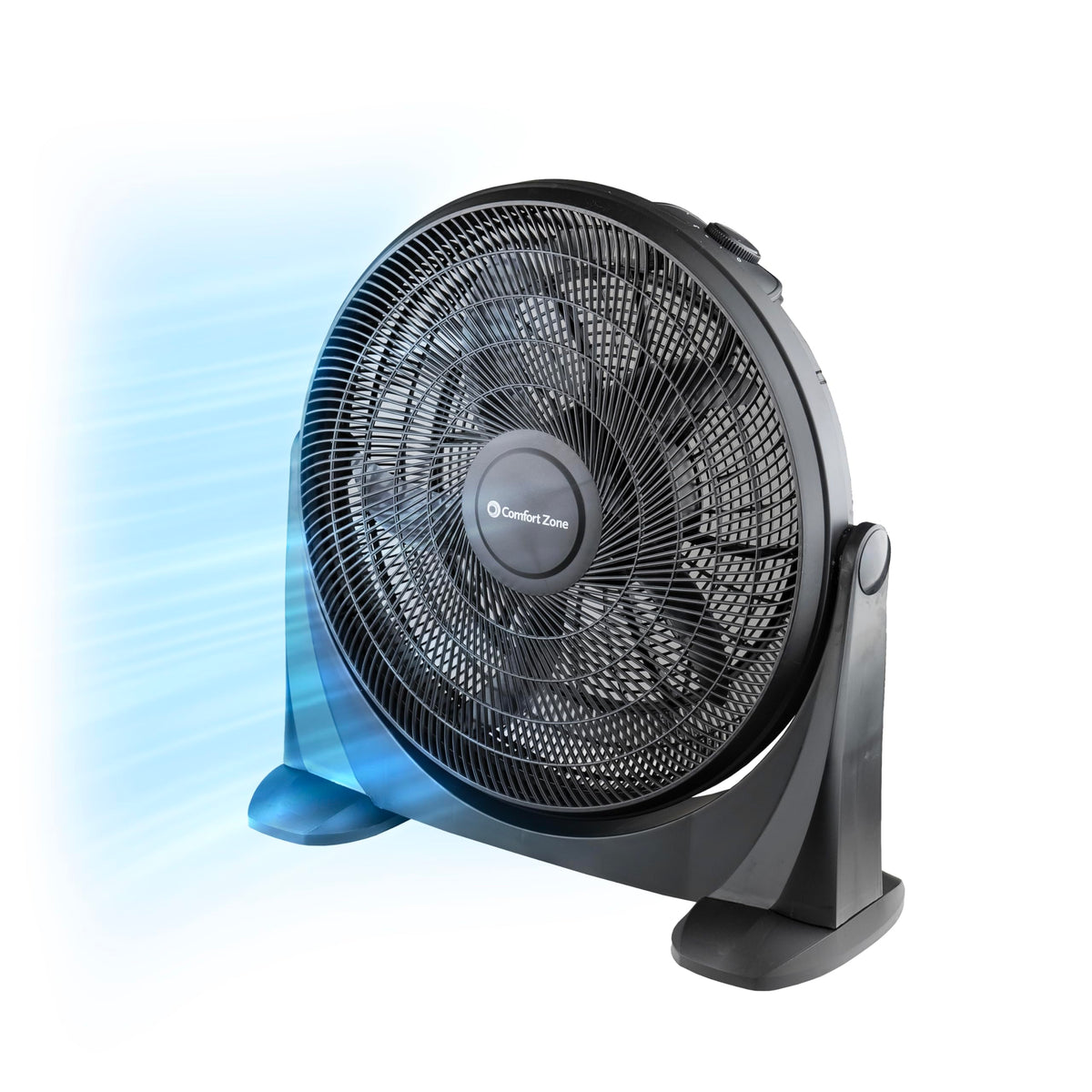 20-Inch High-Velocity Floor Fan with 3 Speeds, Black G9582