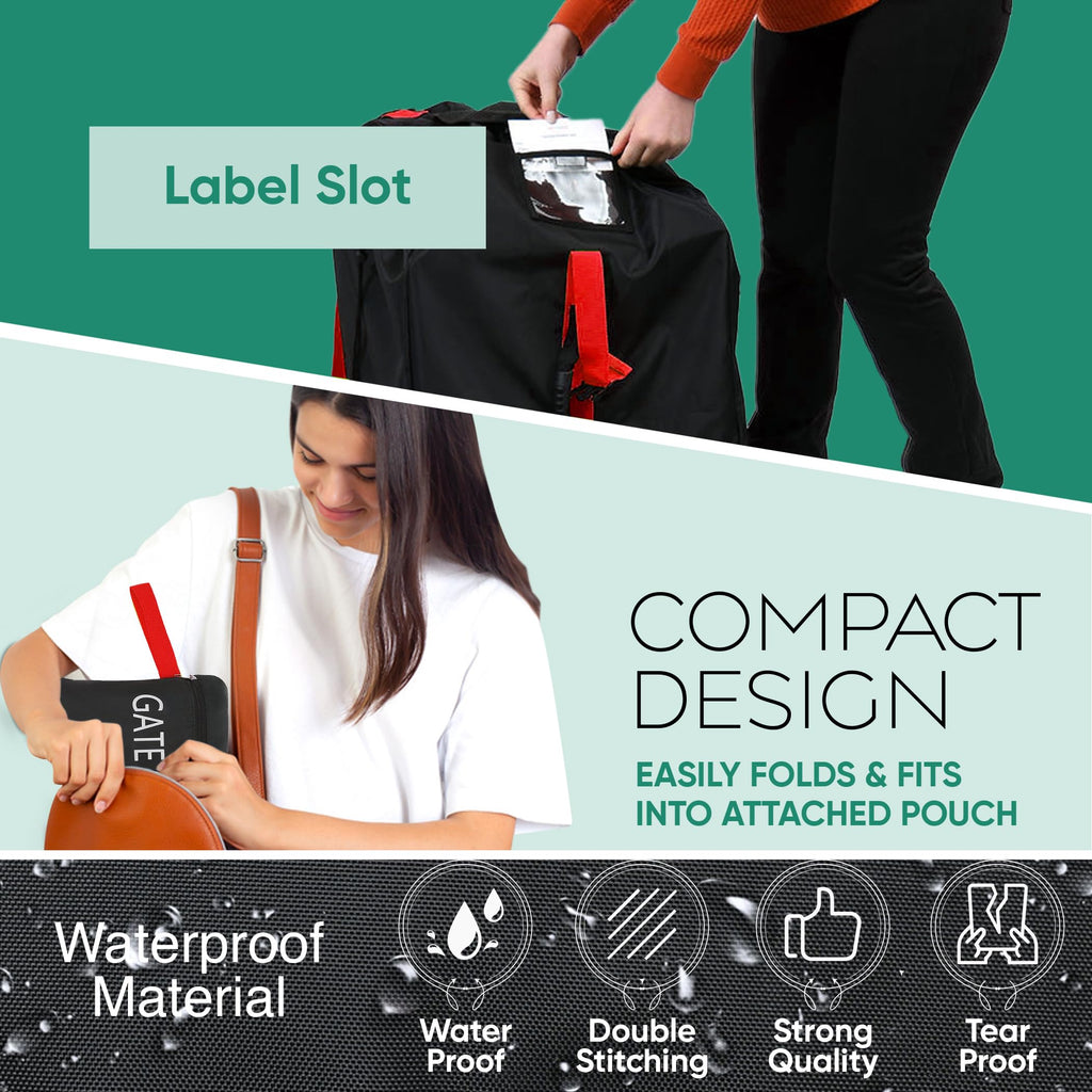 Car Seat Travel Bag with Backpack Straps Y68784