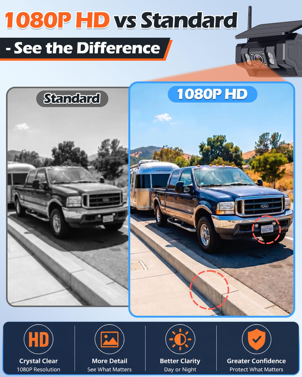 1080P Magnetic Wireless Backup Camera C5630