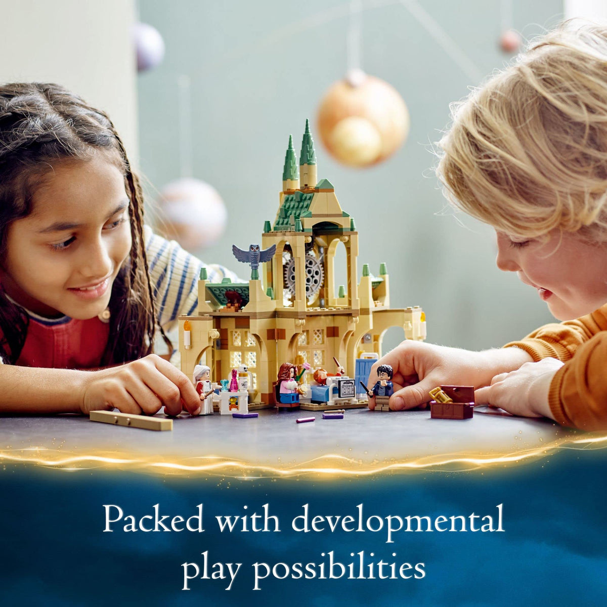 Building Toy Castle Kit with Clock Tower S8359