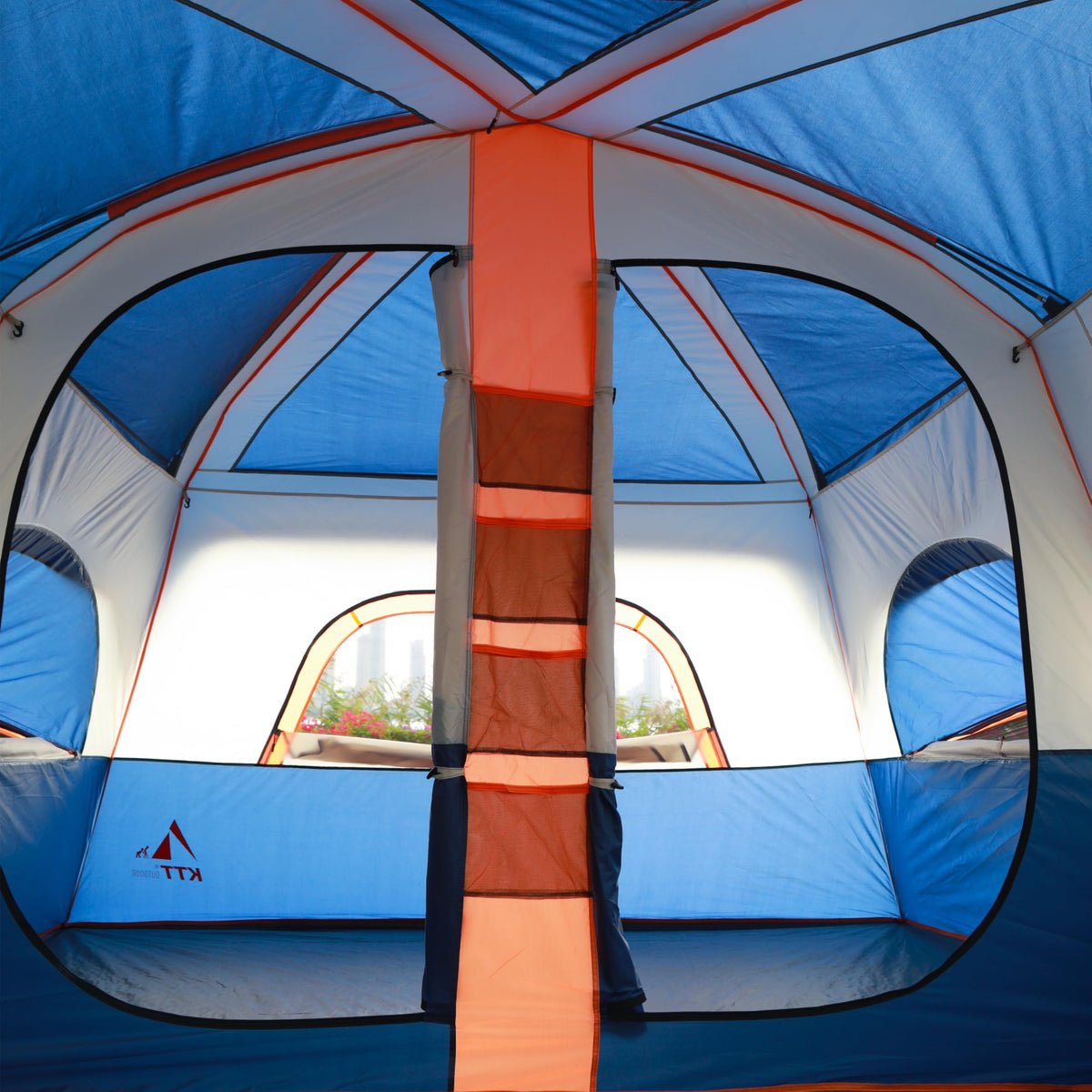 Extra Large 10-12 Person 2 Room Waterproof Double Layer Cabin Tent M163