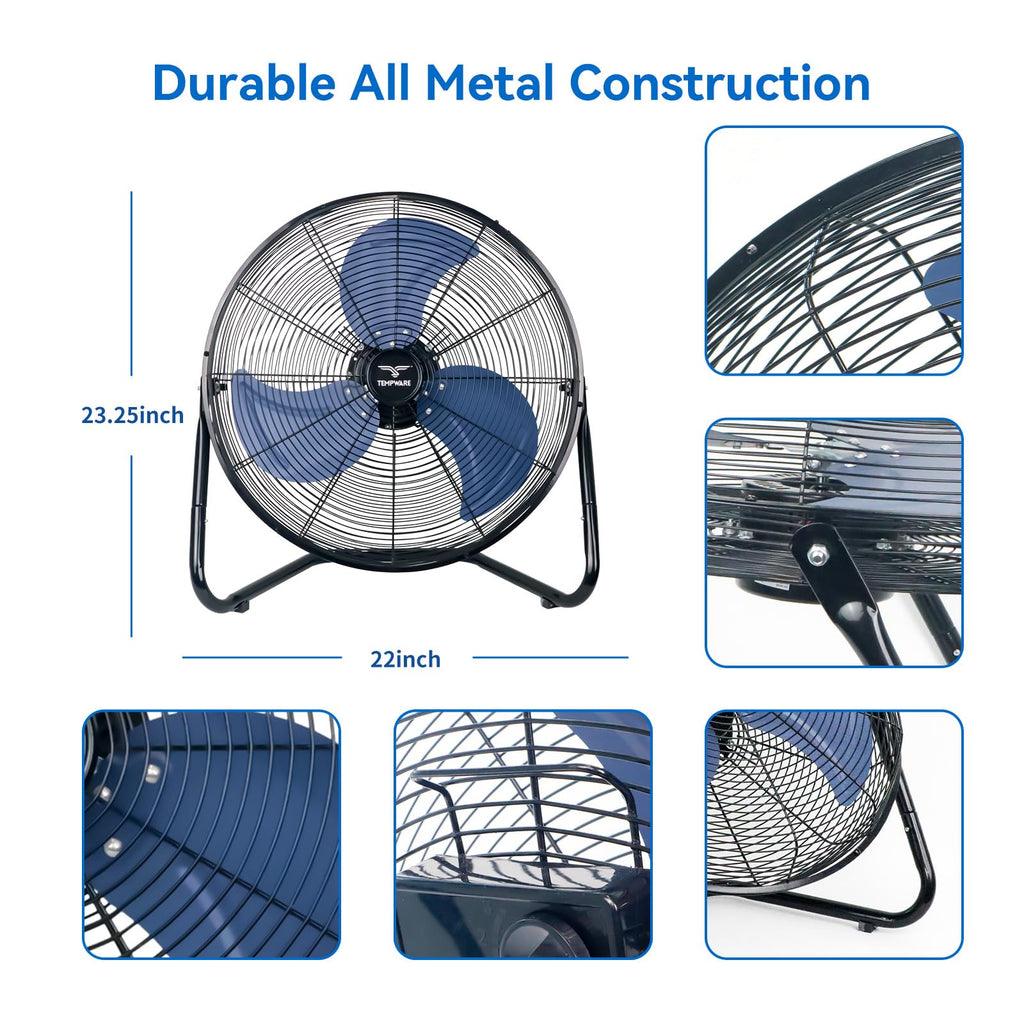 20 Inch High Velocity Industrial Floor Fan P5368