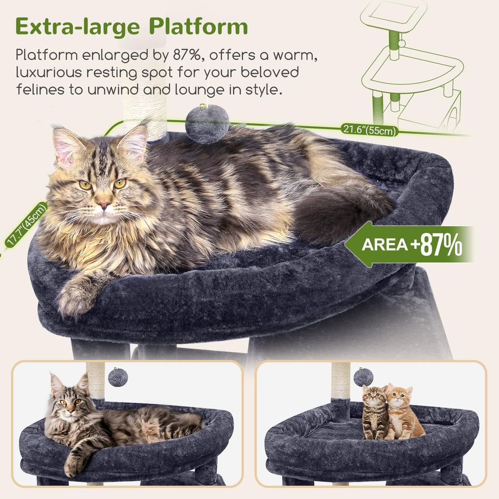 Dark Grey 83in Cat Tree K341120