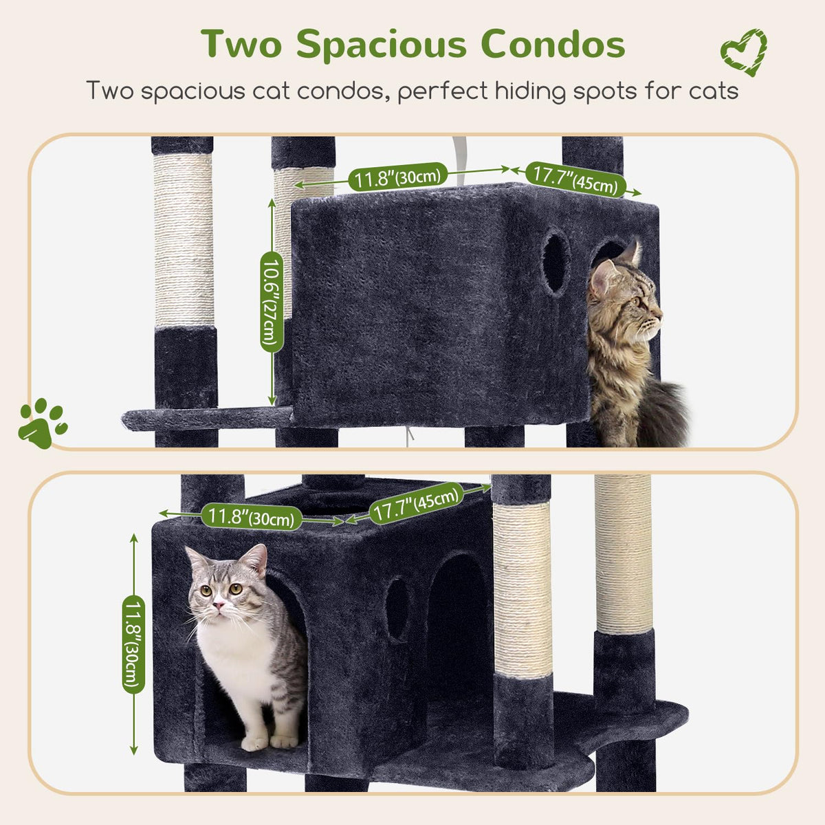Dark Grey 83in Cat Tree K341120