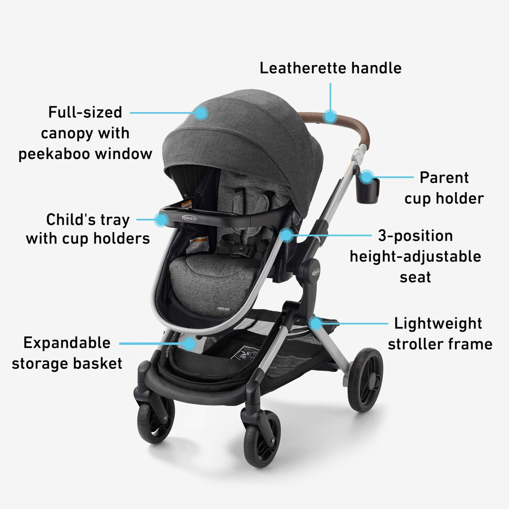 3-in-1 Travel System Stroller and Car Seat U886