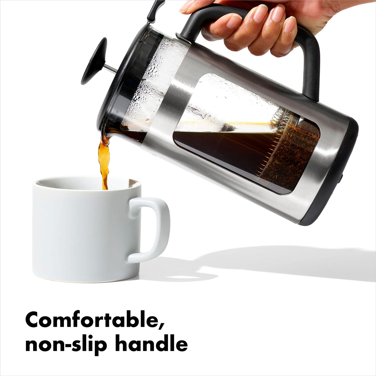 Stainless Steel French Press Coffee Maker 32oz M305