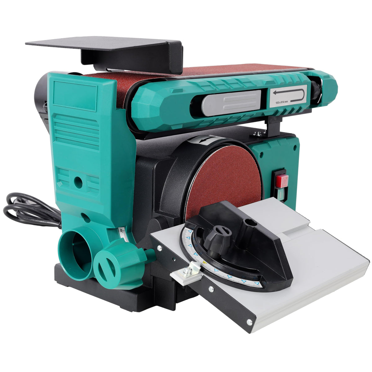 2-in-1 Belt & Disc Sander 4x36" Belt 6" Disc 0-90° Adjustable Tilt 120V M13941