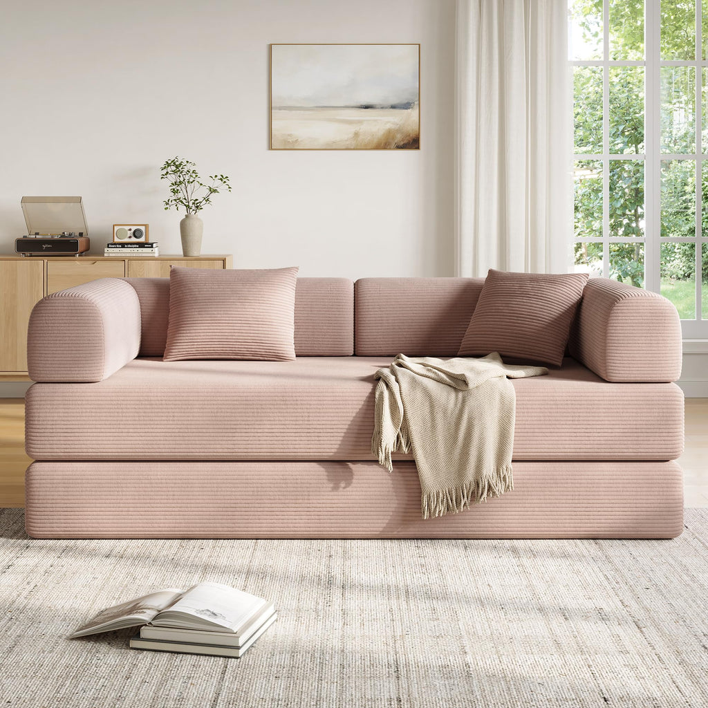79in Boneless Convertible Futon Sofa Bed Queen B980968