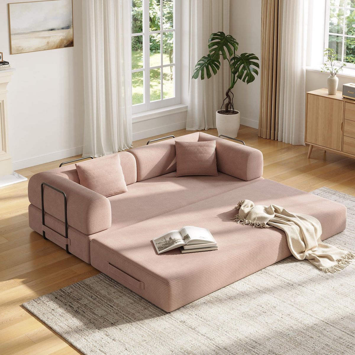 79in Boneless Convertible Futon Sofa Bed Queen B980968