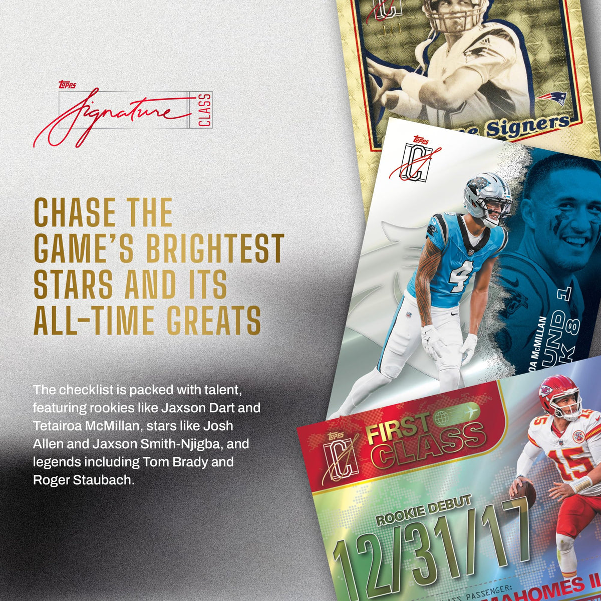 2025 Topps NFL Signature Class Football Value Box C37062